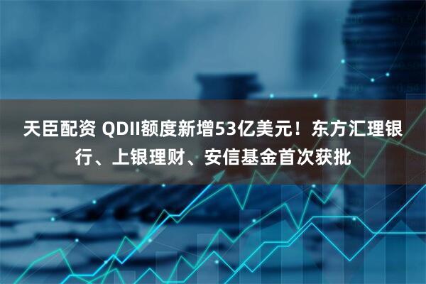 天臣配资 QDII额度新增53亿美元！东方汇理银行、上银理财、安信基金首次获批